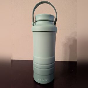 Momcozy Mint/ Sage Green Insulated Milk Bottle Set